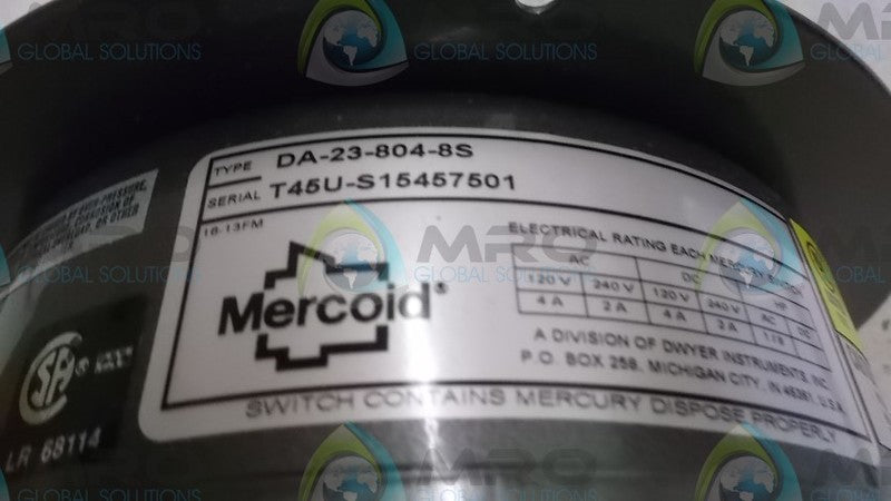 MERCOID DA-23-804-8S SWITCH  NSMP