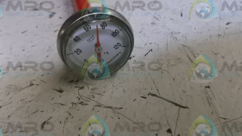 ASHCROFT 20/1206 BIMETAL THERMOMETER -20-120F * NEW IN BOX *