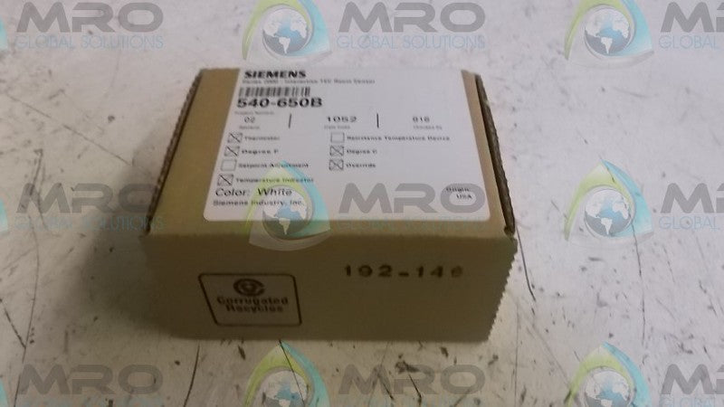 SIEMENS 540-650B ROOM TEMPERATURE SENSOR * FACTORY SEALED *