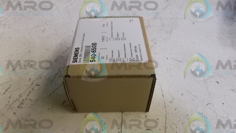 SIEMENS 540-650B ROOM TEMPERATURE SENSOR * FACTORY SEALED *