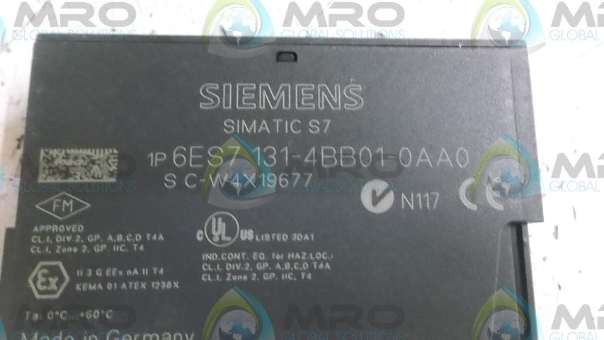 LOT OF 2 SIEMENS 6ES7131-4BB01-0AA0 DIGITAL INPUT MODULE *NEW IN BOX*