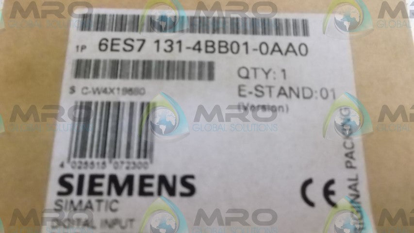 LOT OF 2 SIEMENS 6ES7131-4BB01-0AA0 DIGITAL INPUT MODULE *NEW IN BOX*