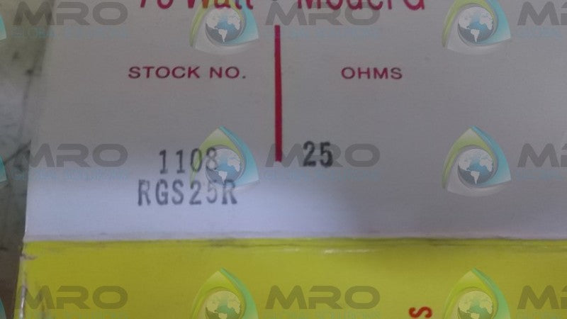 OHMITE RGS25R RHEOSTAT *NEW IN BOX*
