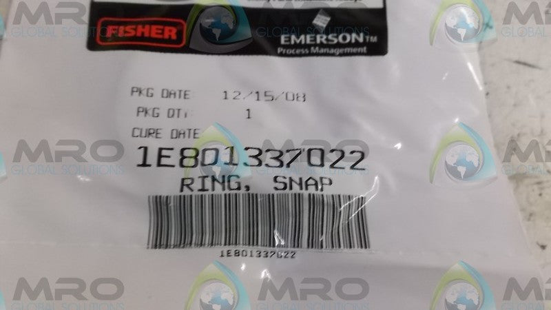FISHER 1E801337022 SNAP RING * NEW IN FACTORY BAG *