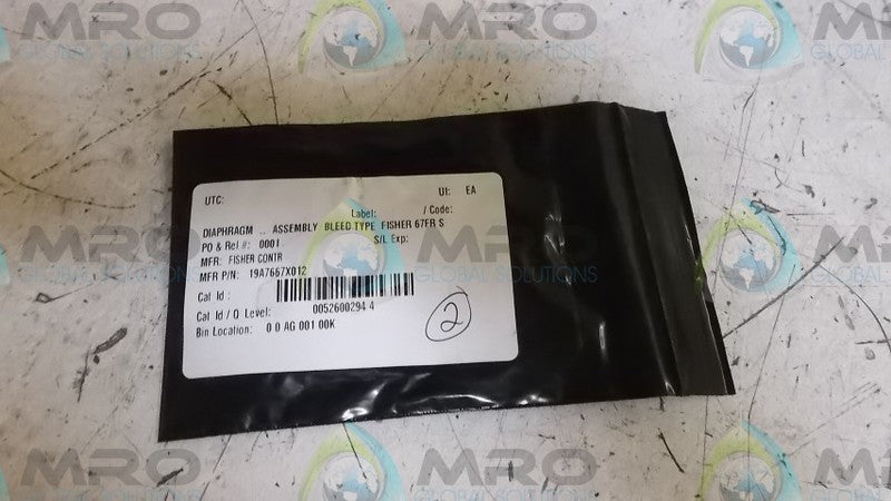 LOT OF 2 FISHER 19A7667X012 GASKET *NEW NO BOX*