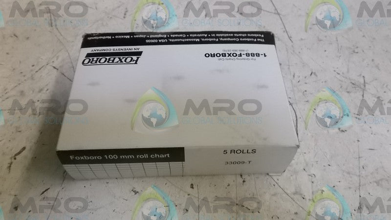 LOT OF 5 FOXBORO 33009-T CHART ROLL *NEW IN BOX*
