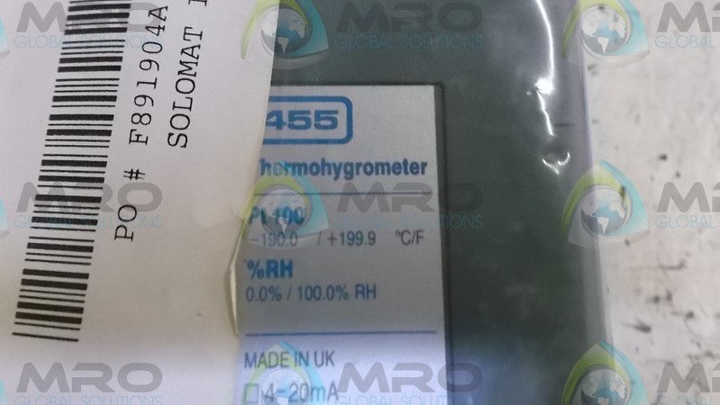 SOLOMAT 455 THERMOHYGOMETER * NEW IN FACTORY BAG *