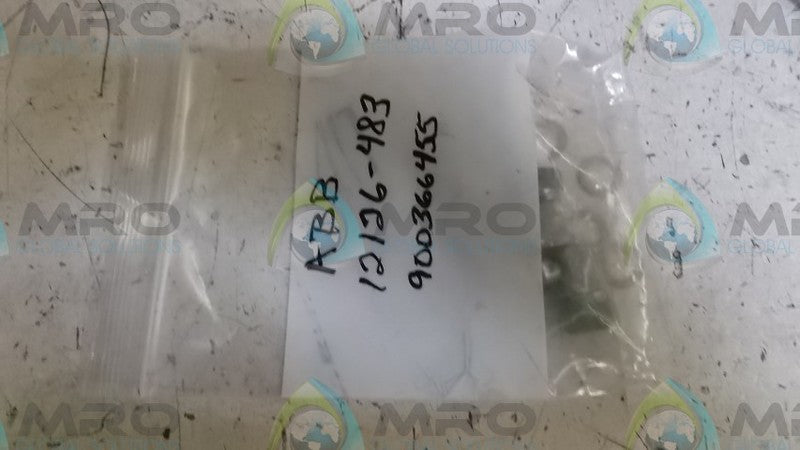 LOT OF 3 ABB 12126-483 FITTING POUT *USED*