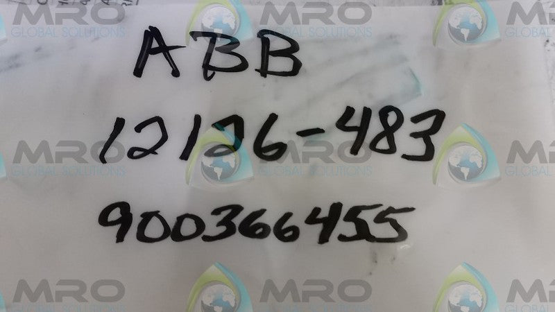 LOT OF 3 ABB 12126-483 FITTING POUT *USED*