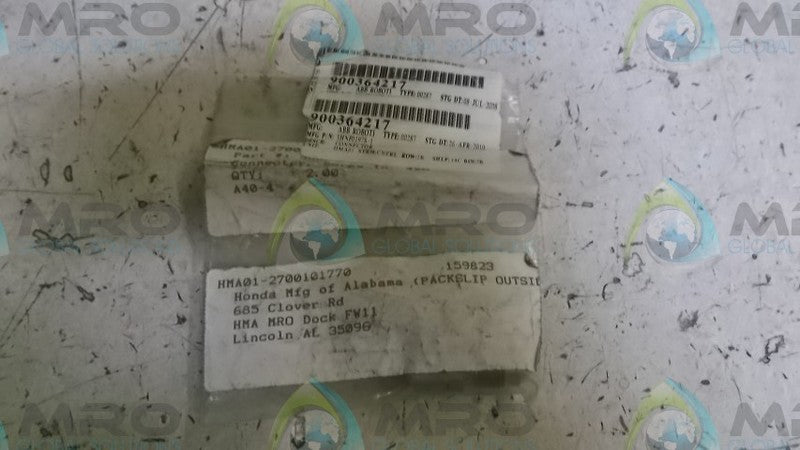 LOT OF 2 ABB 3HNP01978-1 CONNECTOR *NEW NO BOX*