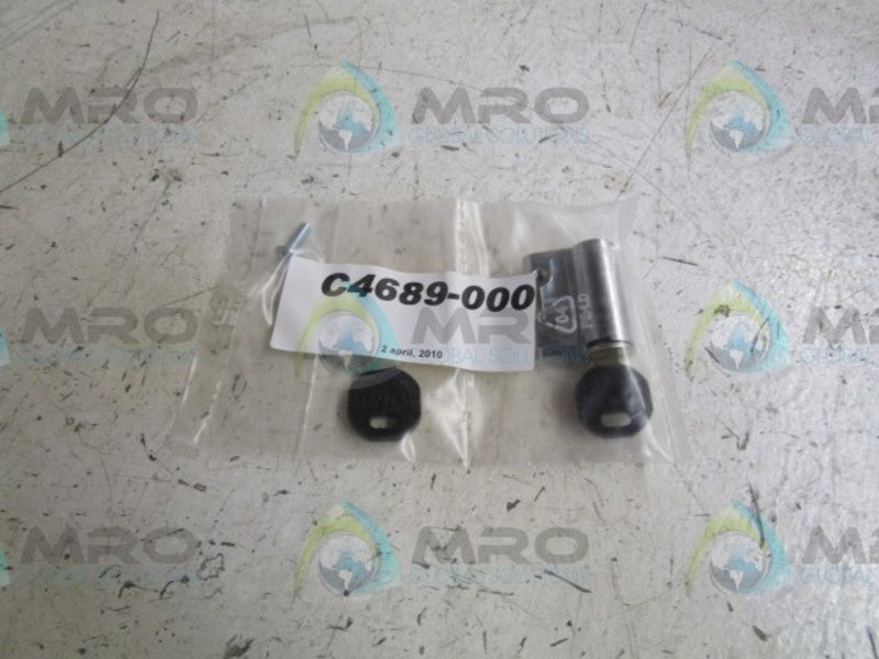 INDUSTRIAL MRO C4689-000 LOCK AND KEY * NEW IN FACTORY BAG *