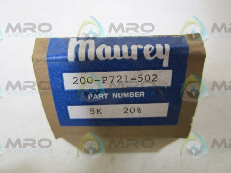 MAUREY 200-P721-502 POTENTIOMETER * NEW IN BOX *