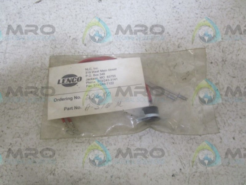 LENCO A-316M RECEPTACLE * NEW IN FACTORY BAG *