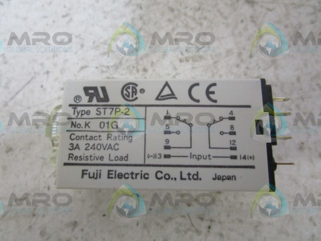 FUJI ELECTRIC ST7P-2 TIMER RELAY 0-0.8 SEC * NEW IN BOX *
