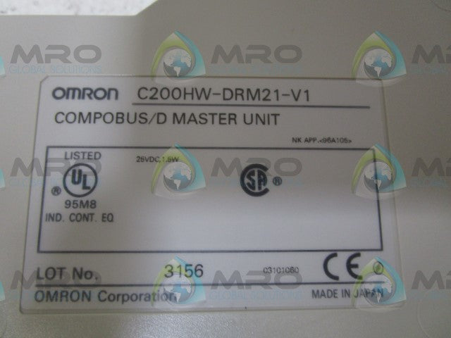 Omron C200HWDRM21V1 NSFP **GENUINE** C200HW DRM21 V1