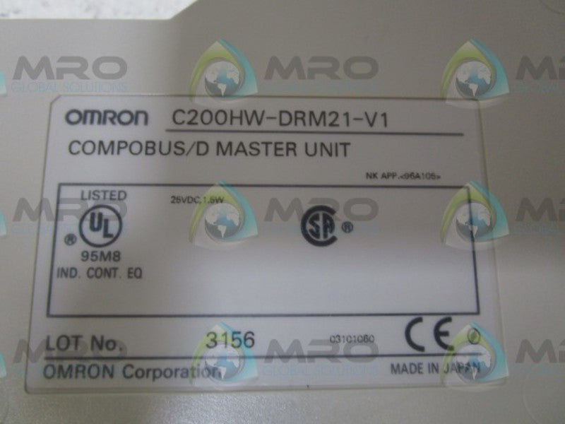 Omron C200HWDRM21V1 NSFP * GENUINE * C200HW DRM21 V1
