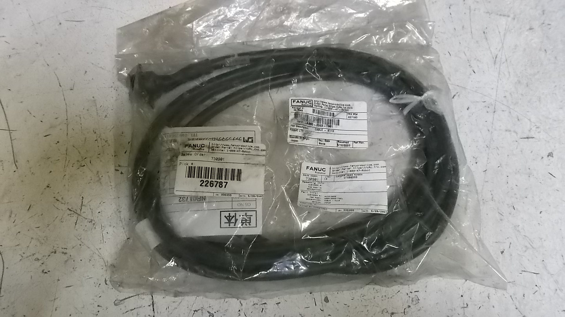 FANUC A660-2003-T961 CABLE * NEW IN FACTORY BAG *