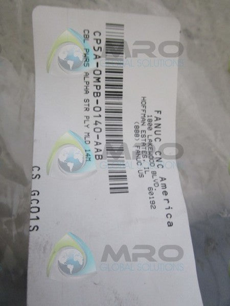 FANUC CP5A-0MPB-0140-AAB ROBOTIC CONTROL CABLE * NEW IN FACTORY BAG *
