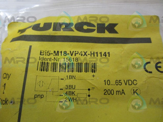 TURCK Bi5-M18-VP4X-H1141 PROXIMITY SWITCH * NEW IN FACTORY BAG *