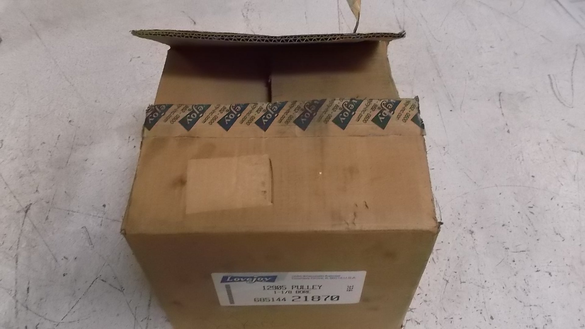 LOVEJOY 12905 PULLEY 1 1/8" BORE  * NEW IN BOX *