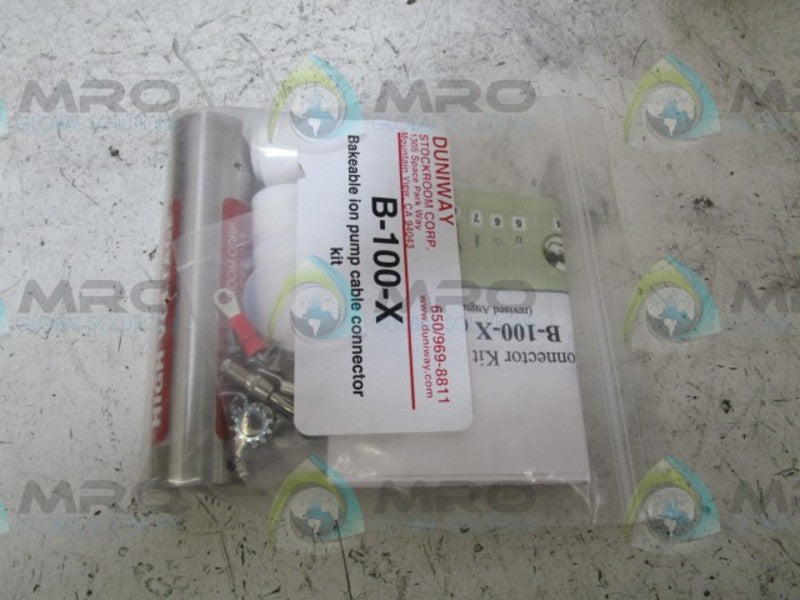 DUNIWAY B-100-X PUMP CABLE CONNECTOR KIT * NEW IN FACTORY BAG *