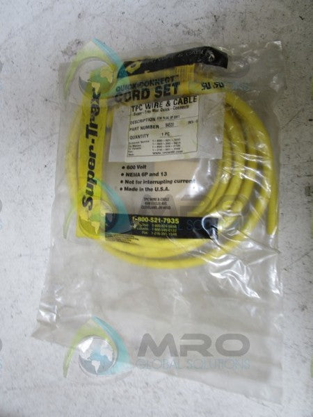 TPC SUPER-TREX 84320 QUICK-CONNECT CORDSET * NEW IN FACTORY BAG *
