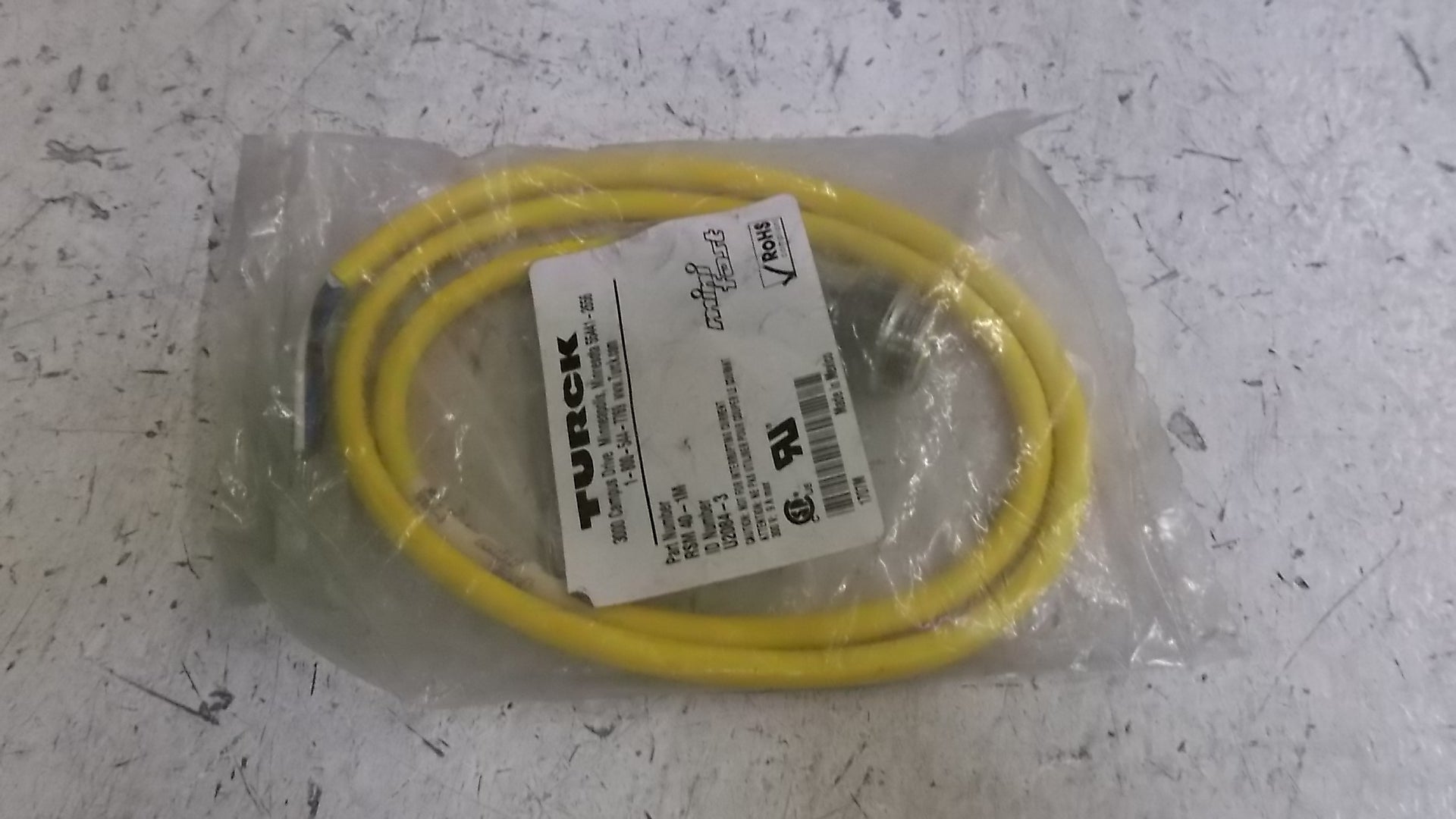 TURCK RSM40-1M CABLE * NEW IN FACTORY BAG *