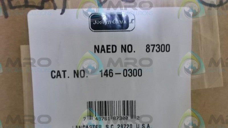 JOSLYN CLARK 146-0300 RELAY * FACTORY SEALED *