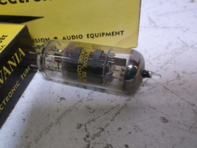 LOT OF 5 SYLVANIA 6BA8A VACUUM TUBE *NEW IN BOX*