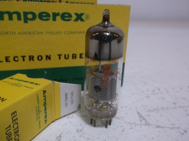LOT OF 5 AMPEREX 6BX6 EF80 ELECTRON TUBE *NEW IN BOX*