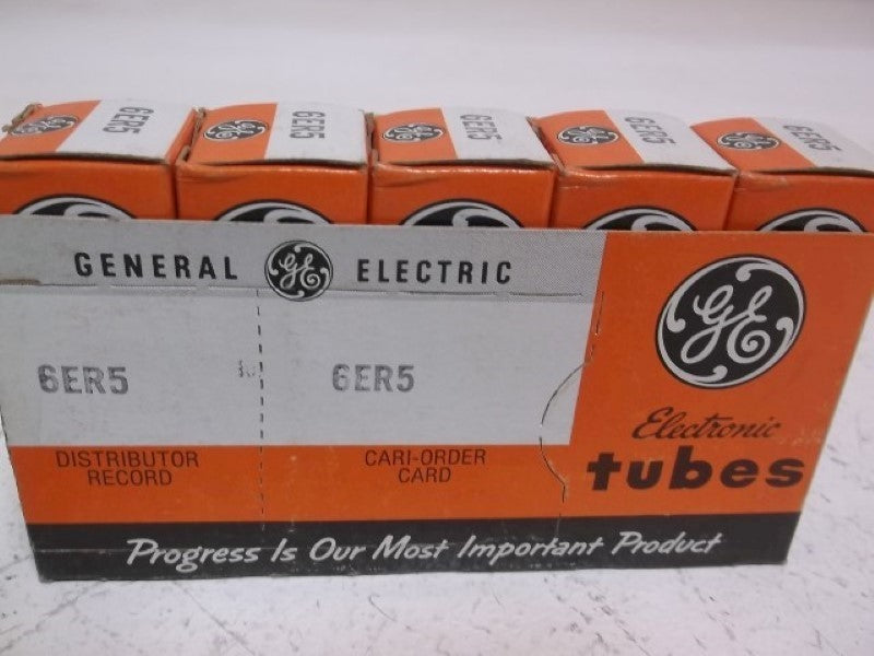 LOT OF 5 GENERAL ELECTRIC 6ER5 VACUUM TUBE *NEW IN BOX*