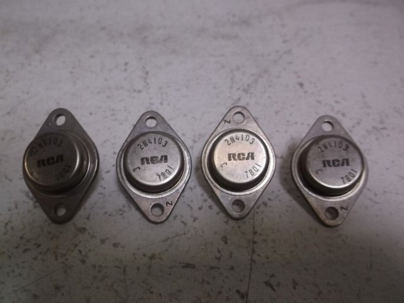 LOT OF 4 RCA 2N4103 SILICON CONTROLLED RECTIFIER *USED*