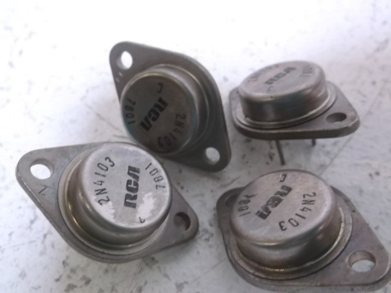 LOT OF 4 RCA 2N4103 SILICON CONTROLLED RECTIFIER *USED*