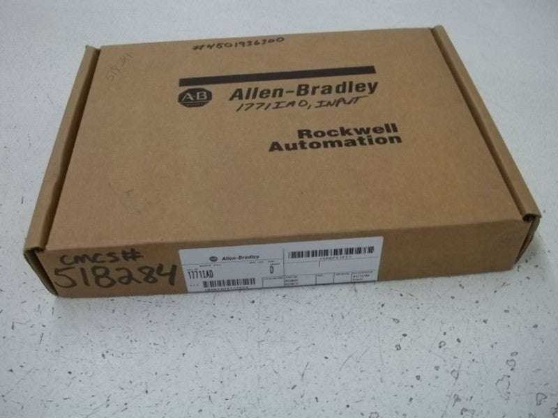 ALLEN BRADLEY 1771-IAD SER. D DATE: 2008 * FACTORY SEALED *