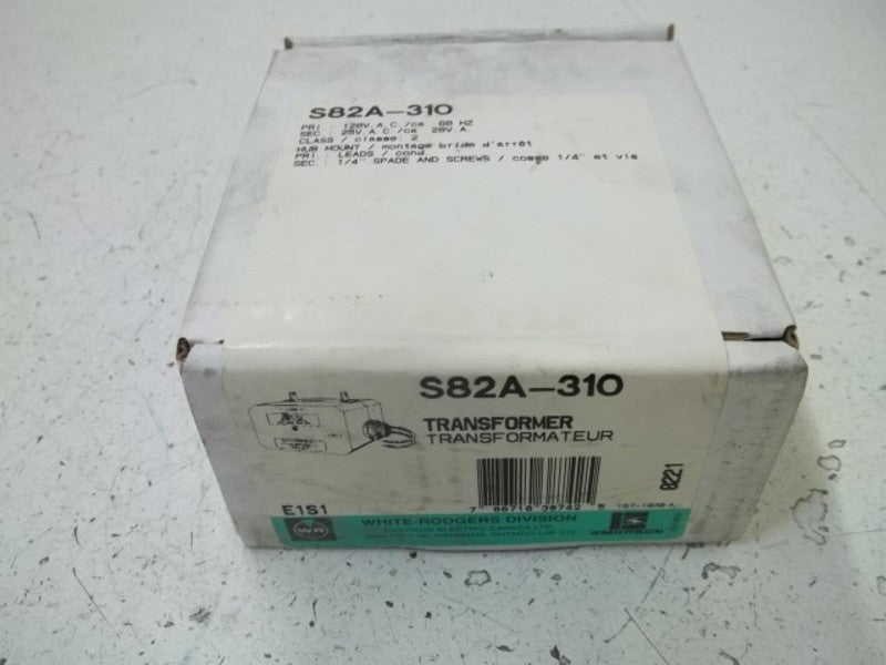 WHITE-RODGERS S82A-310 TRANSFORMER * FACTORY SEALED *