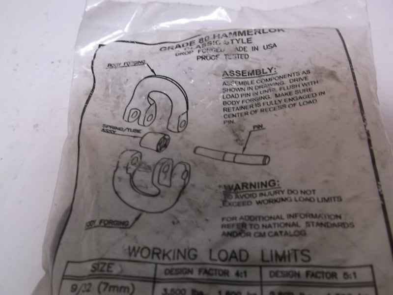 COLOMBUS 664038-2 COUPLING LINK HAMMERLOK * NEW IN A BAG *