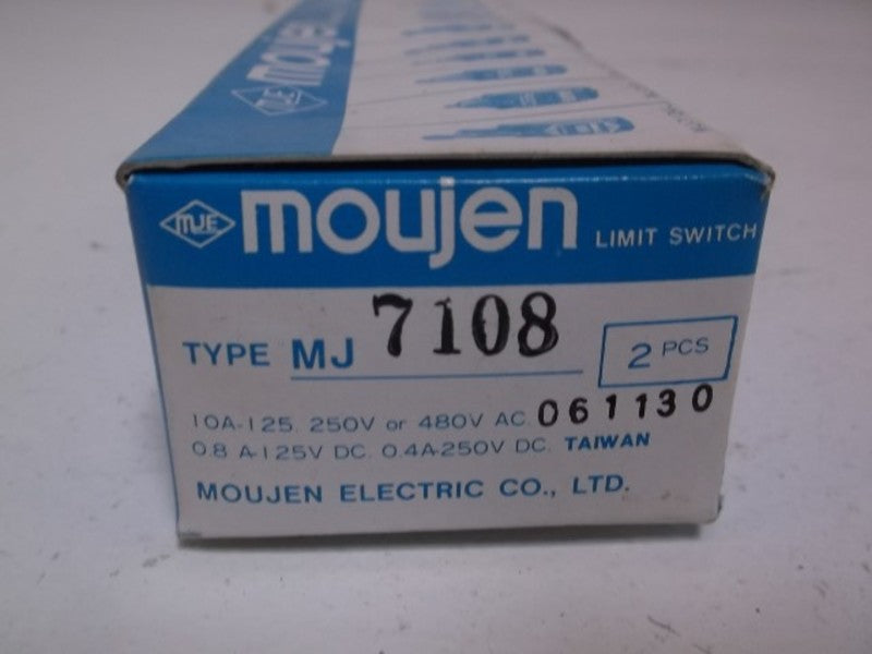 LOT OF 2 MOUJEN MJ7108 LIMIT SWITCH *NEW IN BOX*