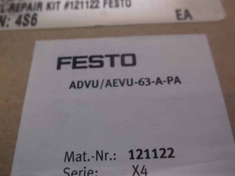 FESTO ADVU/AEVU-63-A-PA CYLINDER * FACTORY SEALED *