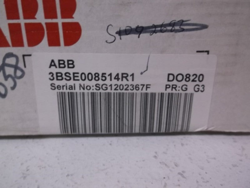 ABB 3BSE008514R1 OUTPUT MODULE DIGITAL RELAY * FACTORY SEALED *