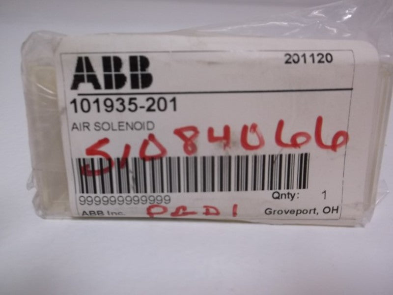 ABB 101935-201 AIR SOLENOID * NEW IN FACTORY BAG *