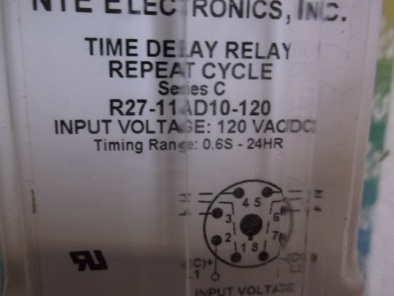 NTE R27-11AD10-120 RELAY 10AMP ROHS COMPLIANT * NEW IN FACTORY BAG *