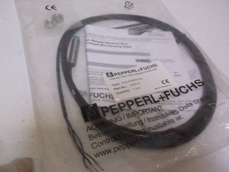 PEPPERL+FUCHS NJ2-8GM40-E0 INDUCTIVE DC SENSOR * NEW IN A BAG *