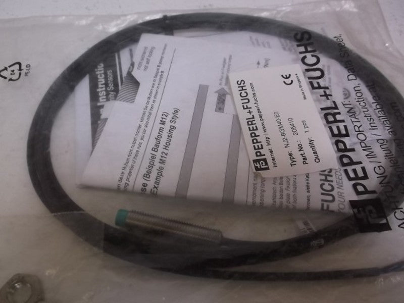 PEPPERL+FUCHS NJ2-8GM40-E0 INDUCTIVE DC SENSOR * NEW IN A BAG *