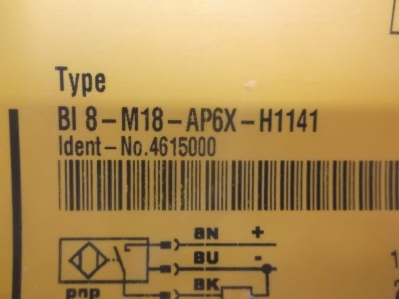TURCK BI 8-M18-AP6X-H1141 PROXIMTY SWITCH * FACTORY BAG *