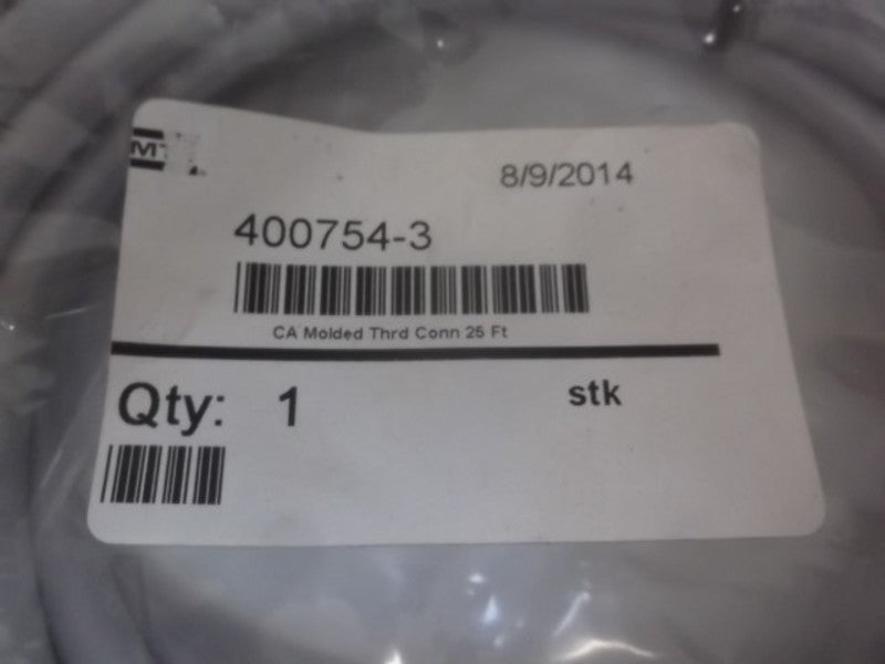 MTE 400754-3 MOLDED THREAD CONNECTOR * NEW IN A BAG *