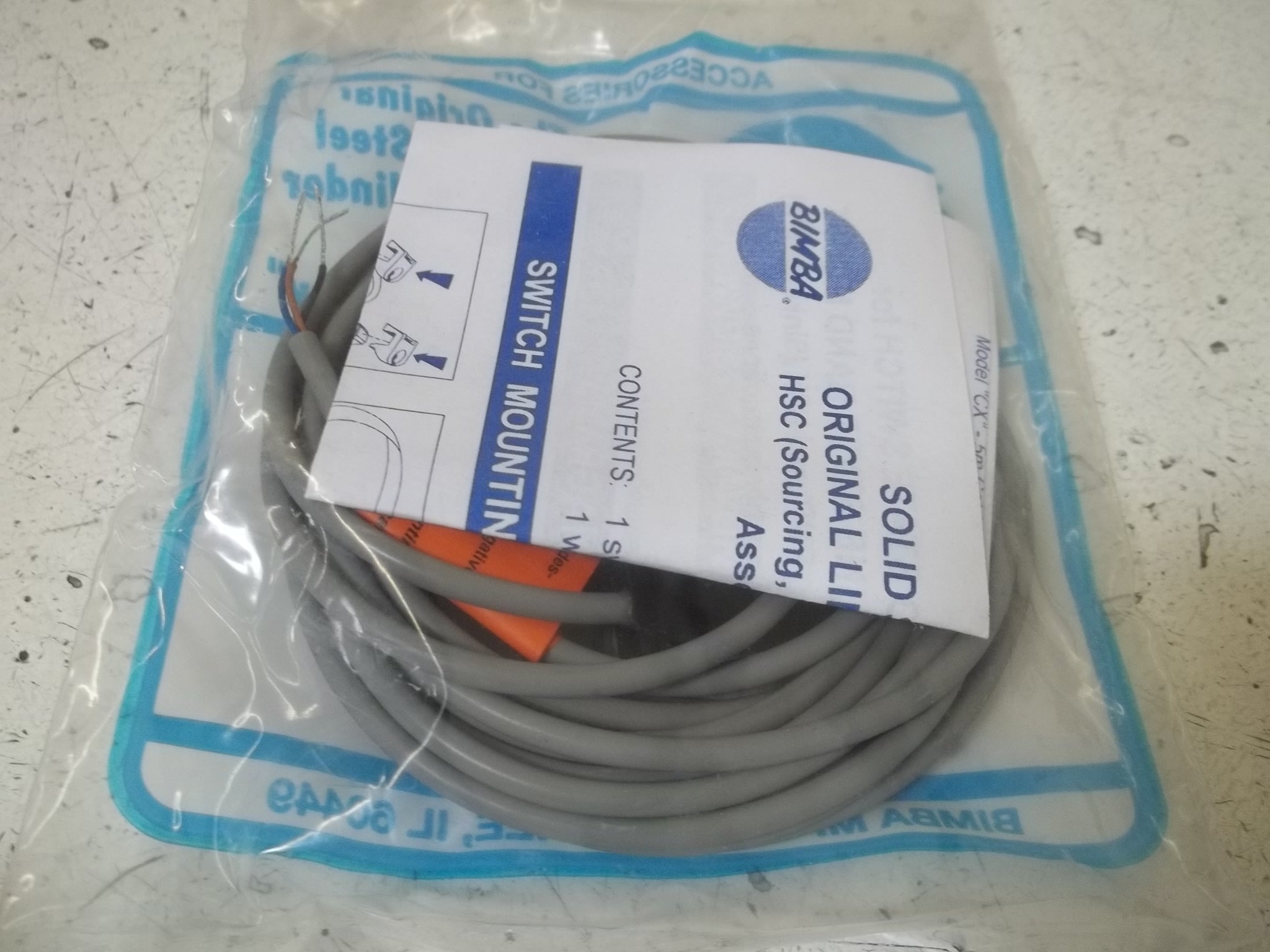 BIMBA HSCX HALL EFFECT SWITCH 144" * NEW IN A FACTORY BAG *