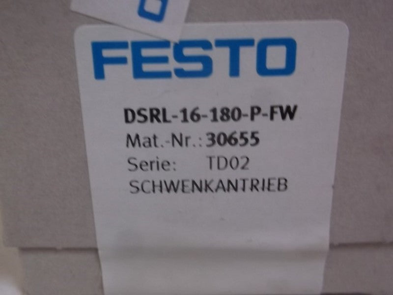 FESTO DSRL-16-180-P-FW SEMI-ROT DRIVE * FACTORY SEALED *