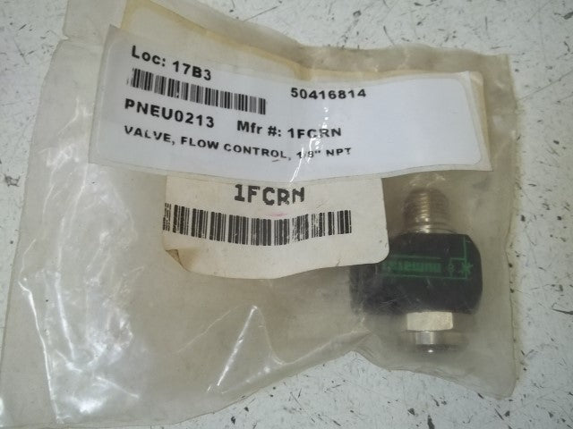 NUMATICS 1FCRN FLOW CONTROL VALVE * NEW IN FACTORY BAG *