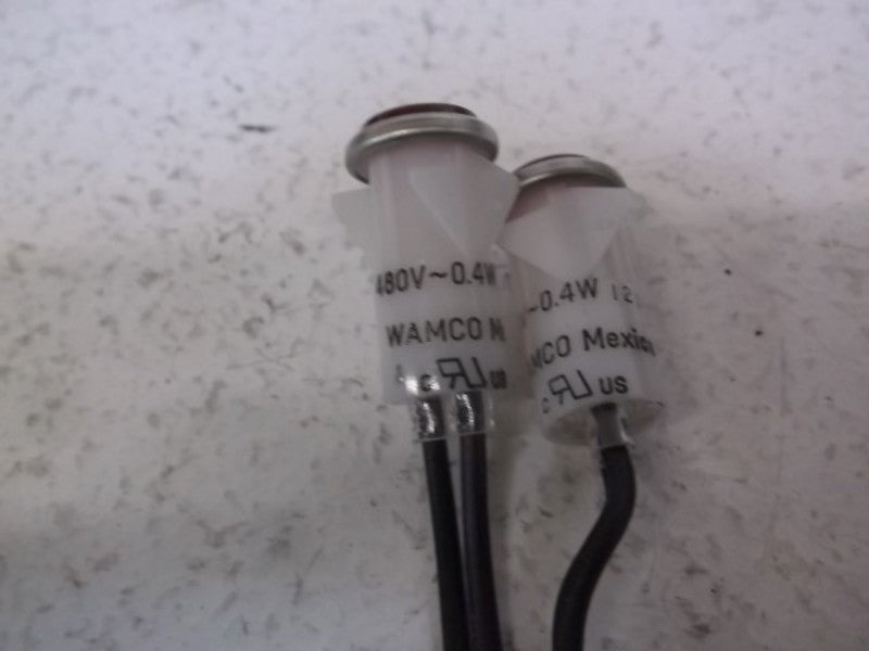 LOT OF 2 WAMCO WL-1062D1 NEON INDICATOR *NEW NO BOX*