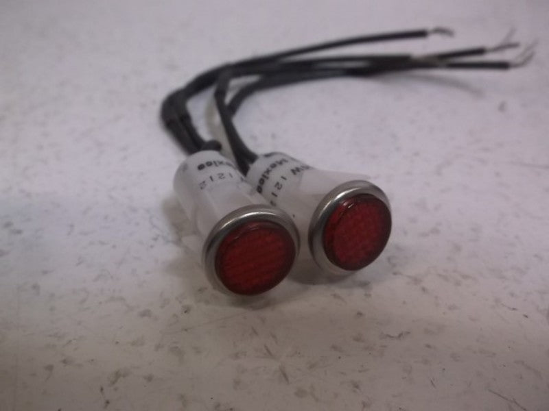 LOT OF 2 WAMCO WL-1062D1 NEON INDICATOR *NEW NO BOX*